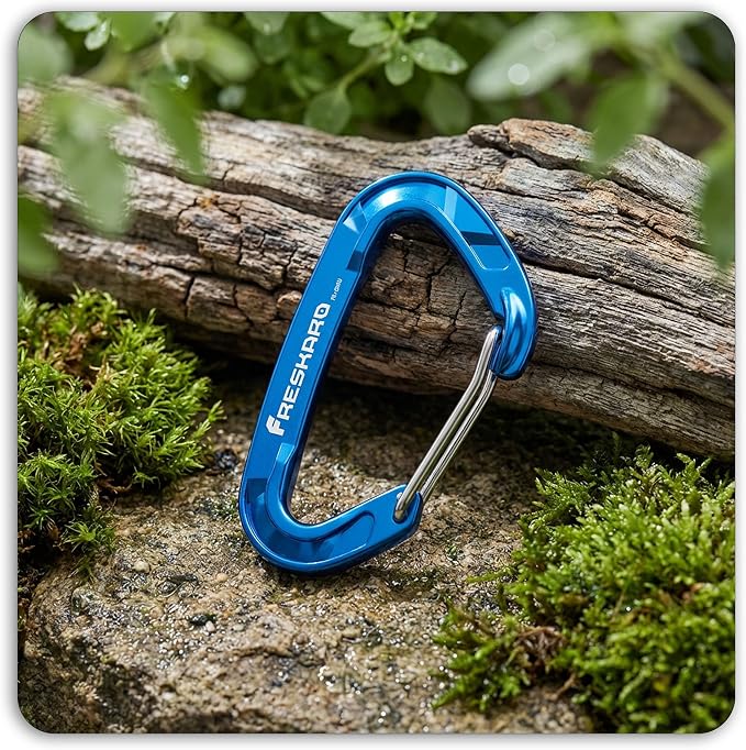 FresKaro 15kN-3372lbs Heavy Duty Wiregate Carabiners, Reliable Time-Tested - Image 6