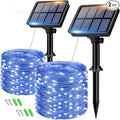 2 Pack Solar String Lights for Outside by btfarmdecorativelighting