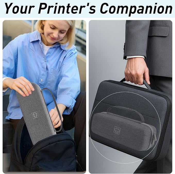 Klawdsky Hard Portable Printer Case Compatible - Image 5