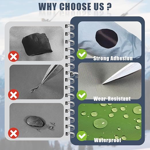 Cahomo 3x79 Inch Nylon Repair Patch Nylon Repair Tape Self Adhesive Fabric - Image 4