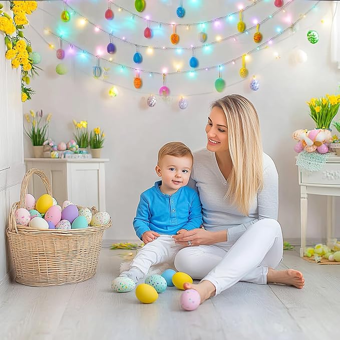 Dazzle Bright 300 LED Easter String Lights, 100 FT Colorful Connectable - Image 7