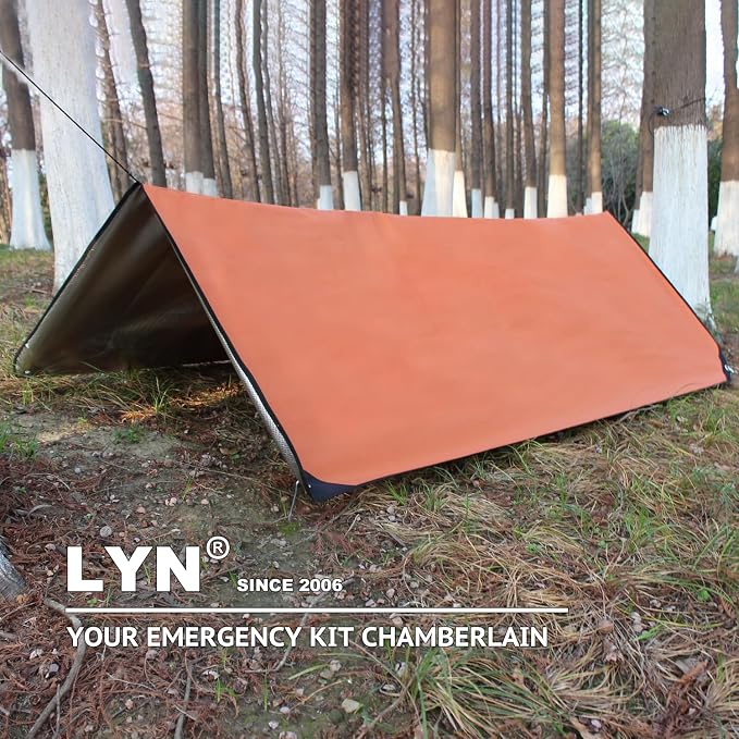 LYN Heavy Duty Emergency Blanket Survival Gear Waterproof Insulated Blanket - Image 6