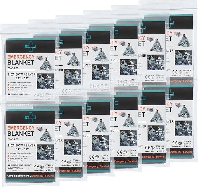 General Medi Emergency Blanket, Emergency Silver Foil Blanket– Perfect - Image 2