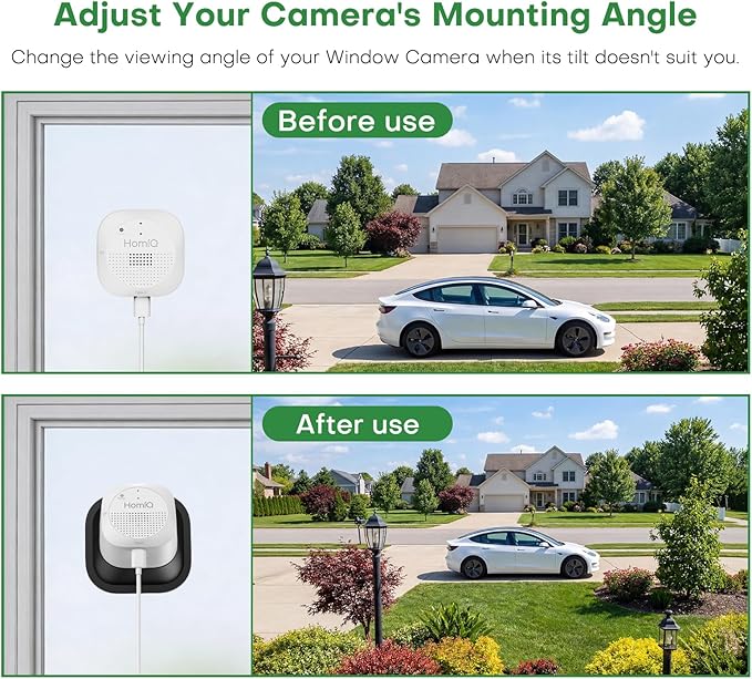 Window Camera Mount for Glass, Suitable for Indoor and Outdoor Home Security - Image 5