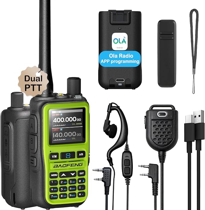 BAOFENG UV-5R Mini Ham Radio: Long Range Handheld Two Way Radio by Unknown