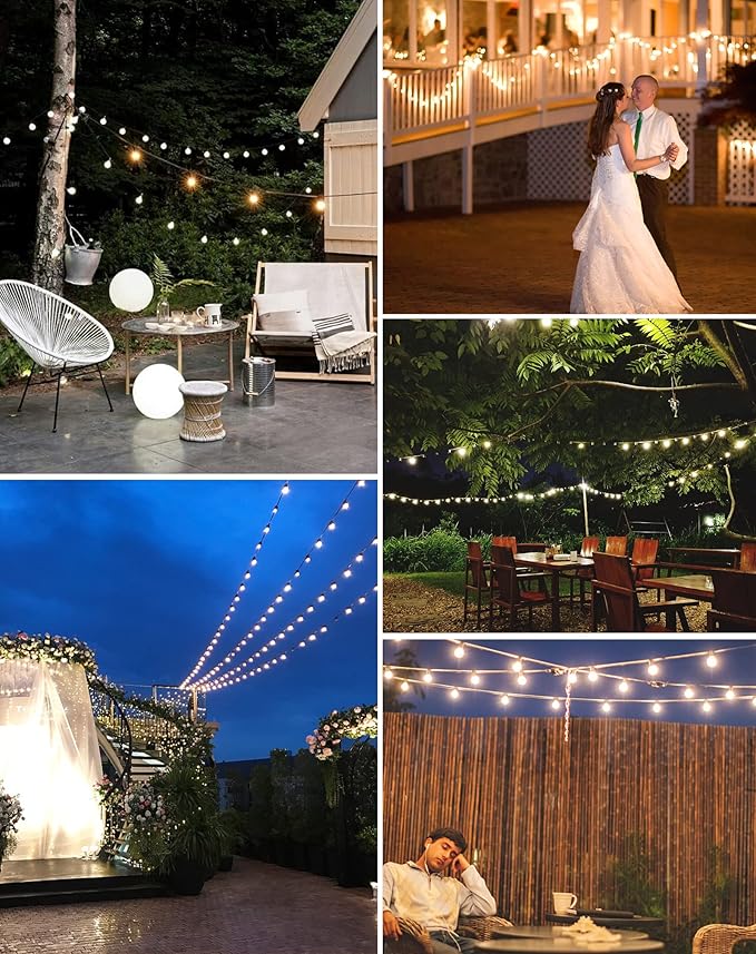 Zuske Outdoor String Lights Waterproof, 300FT Patio Lights - Image 7