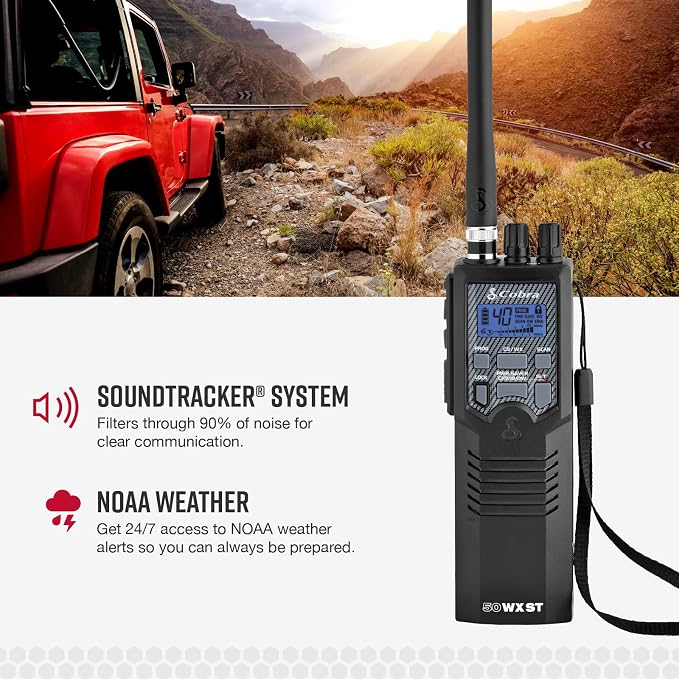 Cobra HH50WXST Handheld CB Radio - Image 3