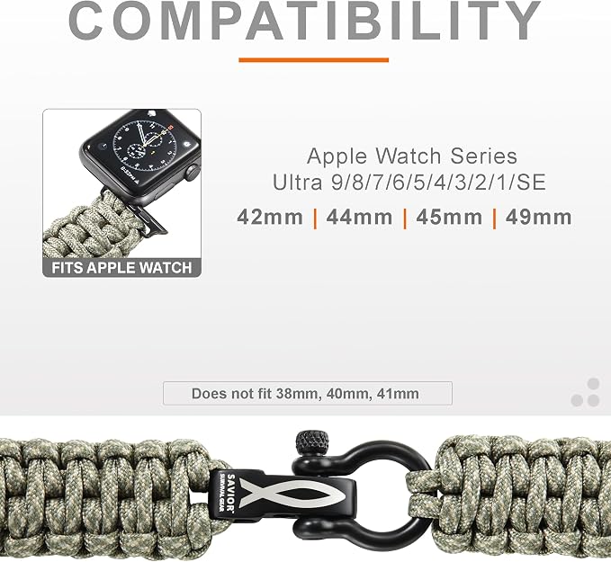 Savior Survival Gear Paracord Watch Band - Image 3