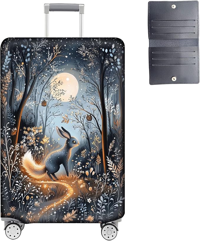Luggage Cover Protector for 26-28 Inch Suitcases, TSA Approved Elastic Travel by Unknown