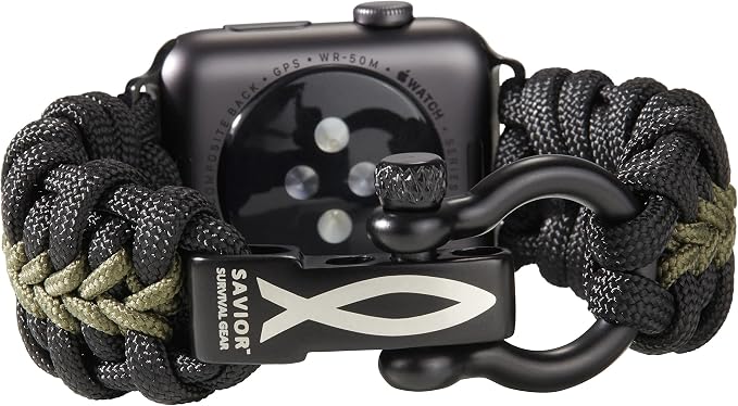 Savior Survival Gear Paracord Watch Band, Compatible by SaviorSurvivalGear