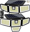 AmeriTop Solar Lights Outdoor, 2 Pack 300 LED High Brightness Cordless Solar by AmeriTop