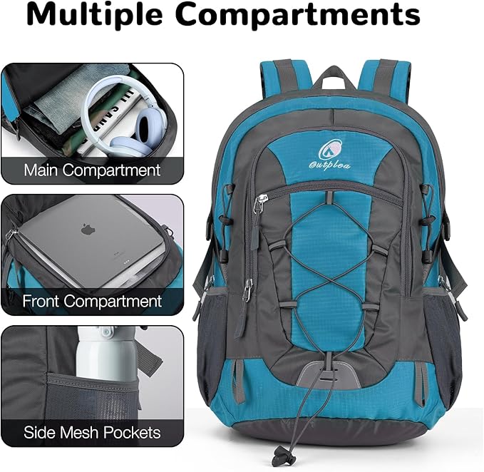 25L Small Hiking Backpack with Chest Strap - Image 2