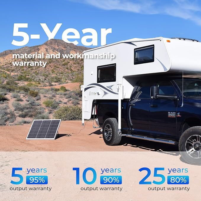 Renogy Solar Panel 50 Watt 12 Volt, High-Efficiency 50W Solar Panel - Image 7