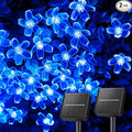 Brightown 2 Pack Total 52FT 120 LED Solar Flower String Lights by Brightown