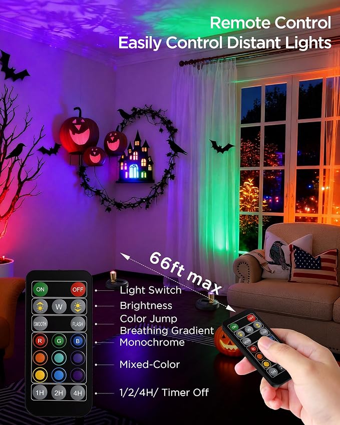 Zetunlo Spot Lights Indoor RGB Spotlight: Rechargeable Color Changing Wireless - Image 5