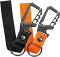 Metal heavy duty key chain carabiner clip bottle opener wrist lanyard ring car by Unknown