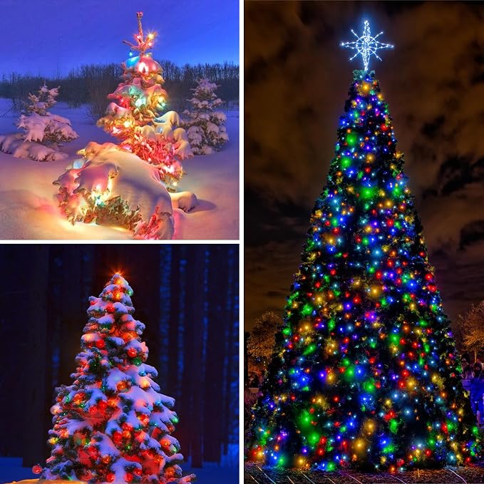 Multicolor Solar Christmas Lights 2Pack Total 180FT 500LED, String Light - Image 6