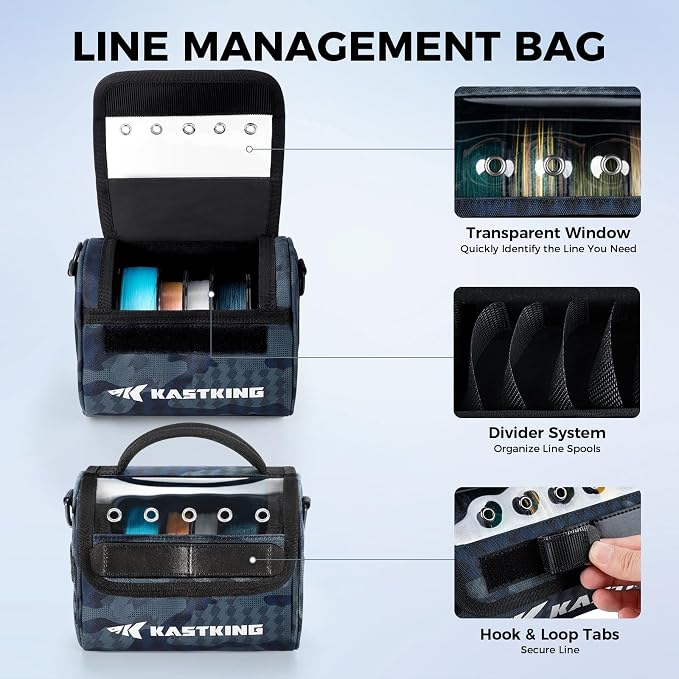 KastKing BaitSpace Line Management Bag, Fishing Line Storage Bag - Image 2