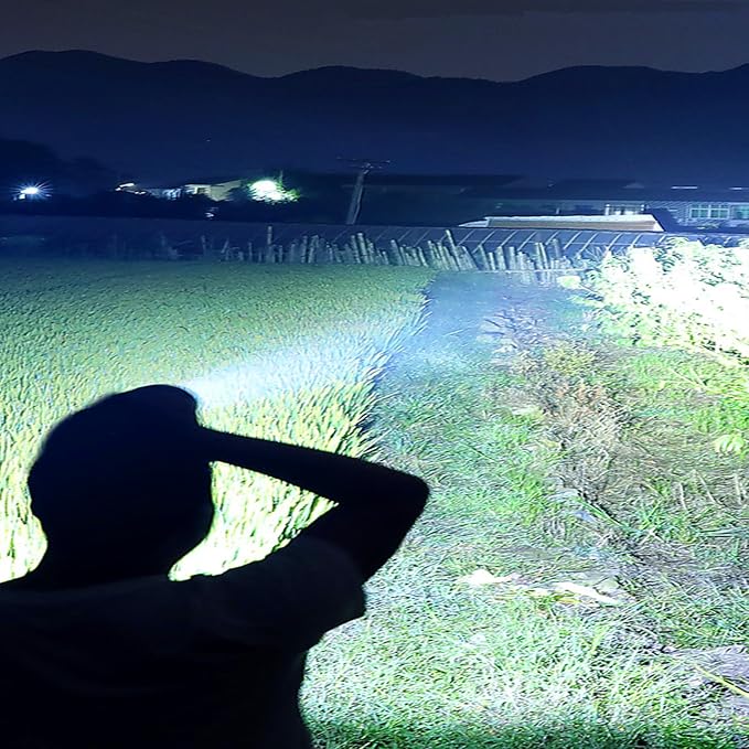 Headlamp Rechargeable 90000 Lumens Ultra Bright Head Lamp Super Bright Hard Hat - Image 7