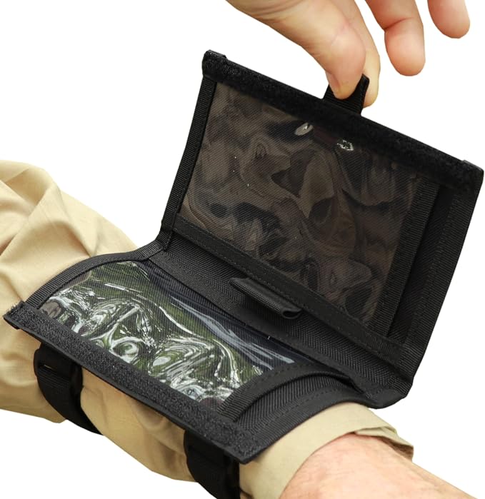 Underalert Tactical Wristband Dope Card Holder Sniper Data Book Quarterback by Underalert