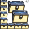 Solar Motion Sensor Outdoor Lights, Super Bright Solar Lights Outdoor Waterproof by Claoner