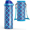 24 oz Insulated Water Bottle for Men: Meoky Stainless Steel Water Bottle by MEOKY