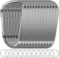 12PCS Carabiner Keychain Clip by Oupengsky