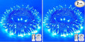 JMEXSUSS 33ft 100 LED Blue Christmas Tree Lights, Battery Operated Christmas by JMEXSUSS
