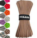 VVAAGG 1000 Tan Paracord100FT Utility Parachute Cord 4mm Nylon String12 Strand by ParacordSpecialist