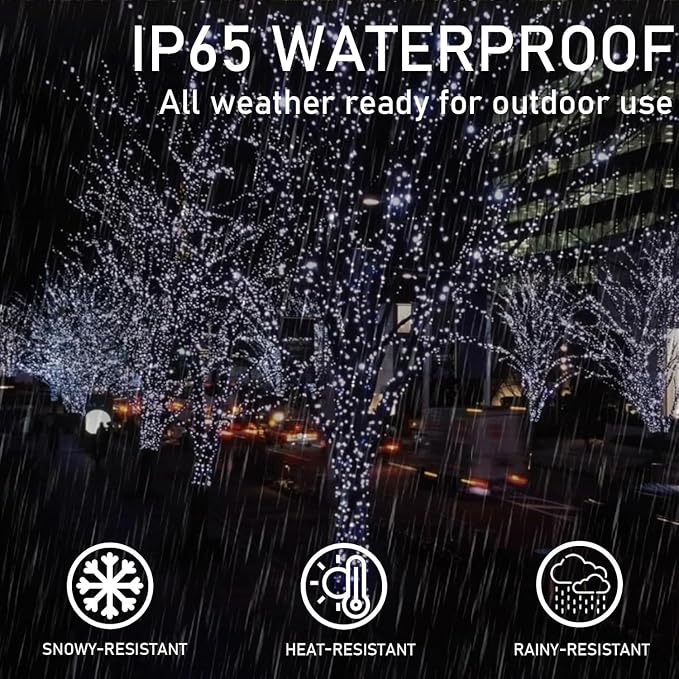 Upgrade 2Pack 200LED Solar String Lights - Image 3
