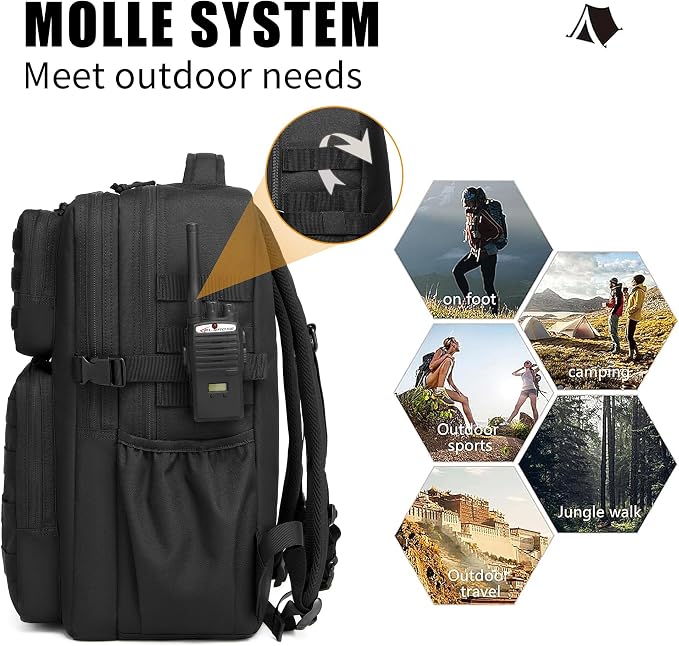 Wotony Military Tactical Backpack - Image 7