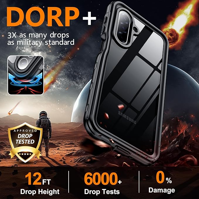 SPIDERCASE for Samsung Galaxy A17 Waterproof Case, IP68 Waterproof Case - Image 4