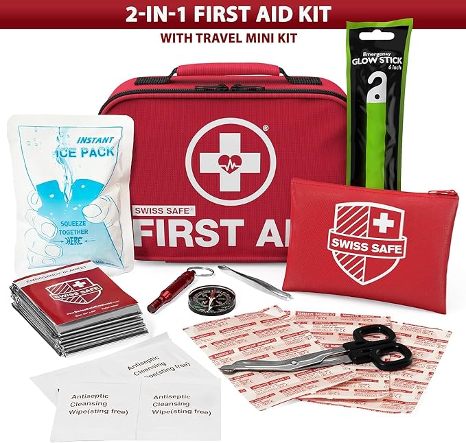 Swiss Safe 2-in-1 First Aid Kit - Image 2