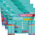 Electrolyte Powder Sugar-Free Hydration Packets Variety Pack HydroMATE 90 Sticks by HydroMATE