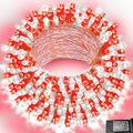 Christmas String Lights, 66 ft 200 LED Christmas Lights Plug in, Indoor Outdoor by Pooqla