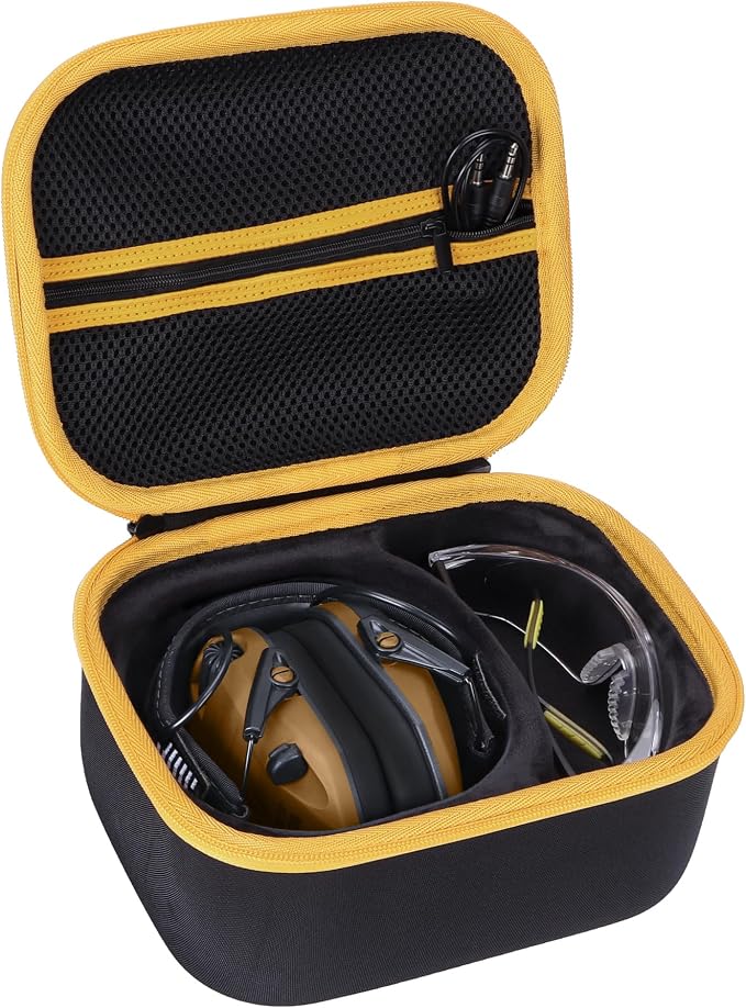 Storage Case Compatible with Walker's Razor Slim Shooting Hearing Protection by Peyyargo