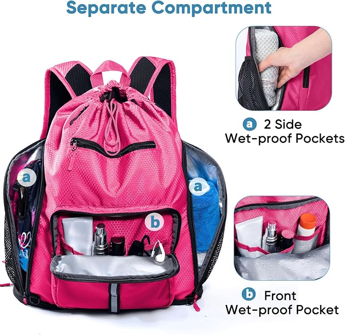 Large Beach Backpack Waterproof Sandproof - Image 4