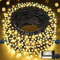 JMEXSUSS 66ft 200 LED Christmas Lights Outdoor, Warm White Christmas Tree by JMEXSUSS