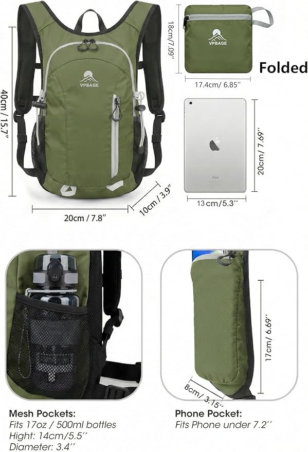 Foldable Small Hiking Backpack - Image 5