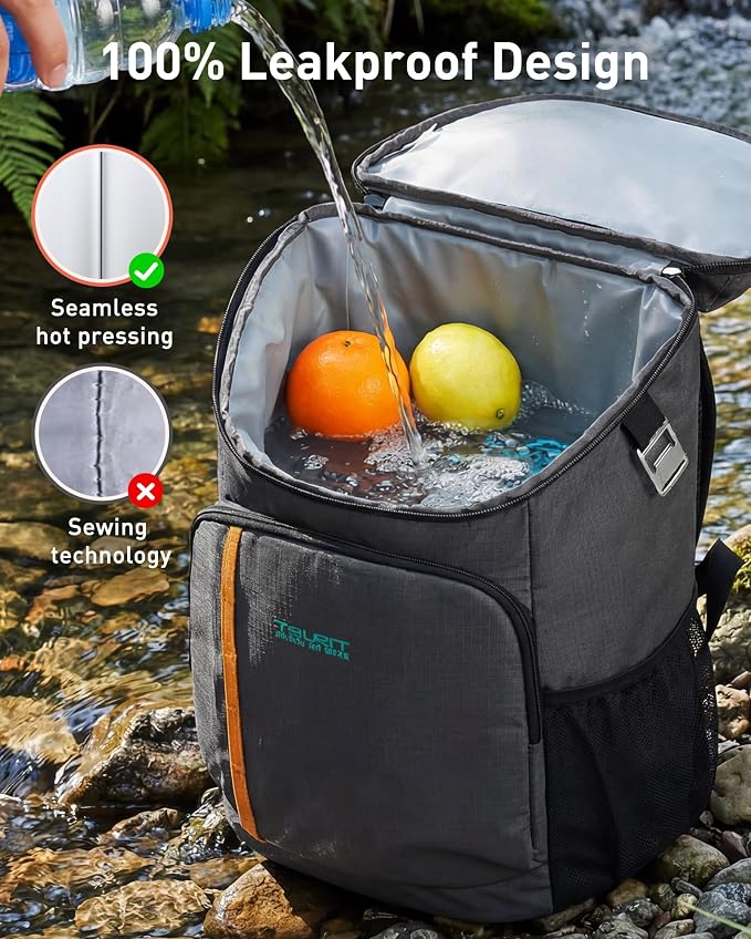 TOURIT Cooler Backpack Lightweight Insulated Backpack Cooler Leak-Proof - Image 4