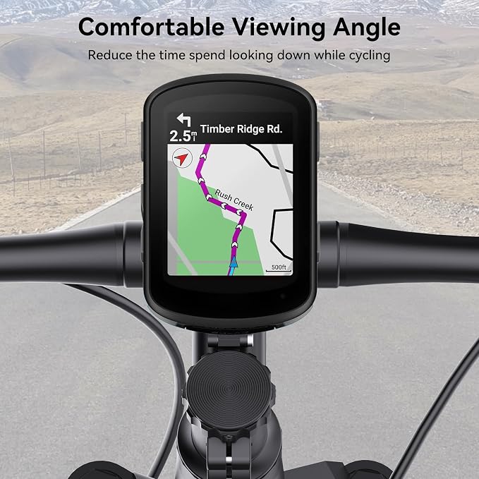 DDJ AirTag Bike Computer Mount, Hidden Stem Cap AirTag Holder Compatible - Image 3