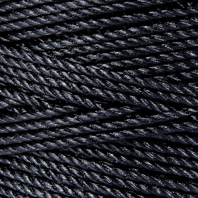 HONGDA Tarred Twine, 1080 Feet Nylon Twine #18 Bank Line-Black Nylon String - Image 2