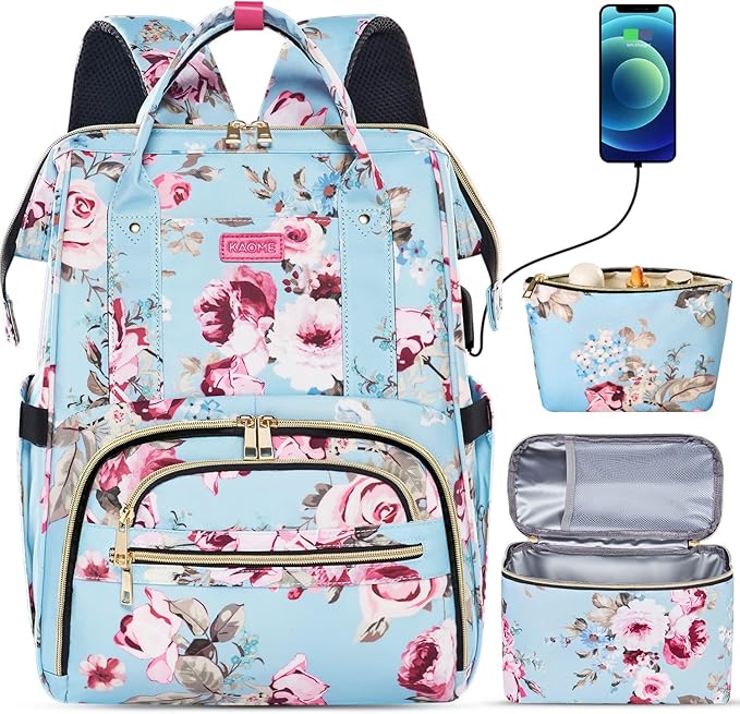 Kaome Lunch Backpack 15.6 Inch Laptop Backpack by Kaome