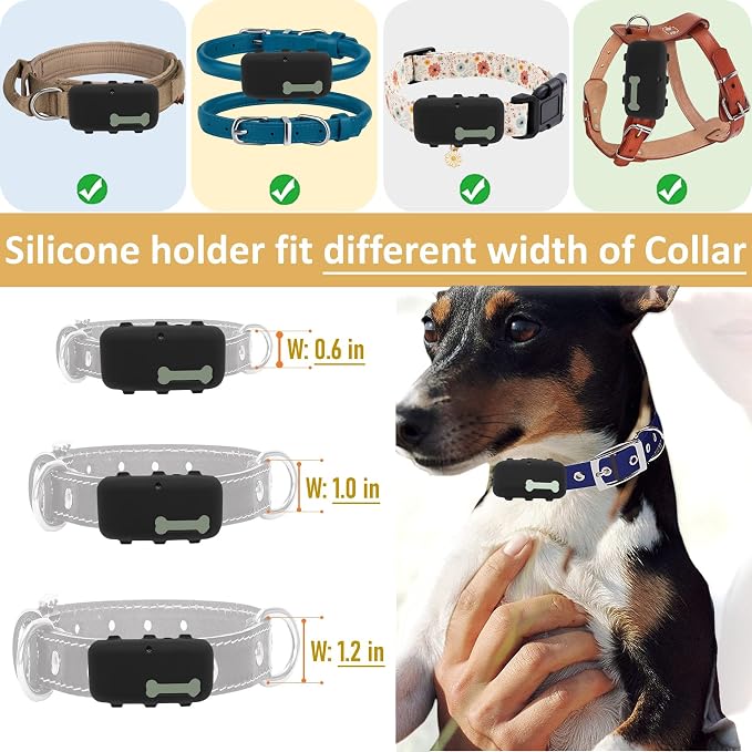 Silicone Holder Compatible for Tractive XL GPS Dog Tracker, Rubber Accessories - Image 7