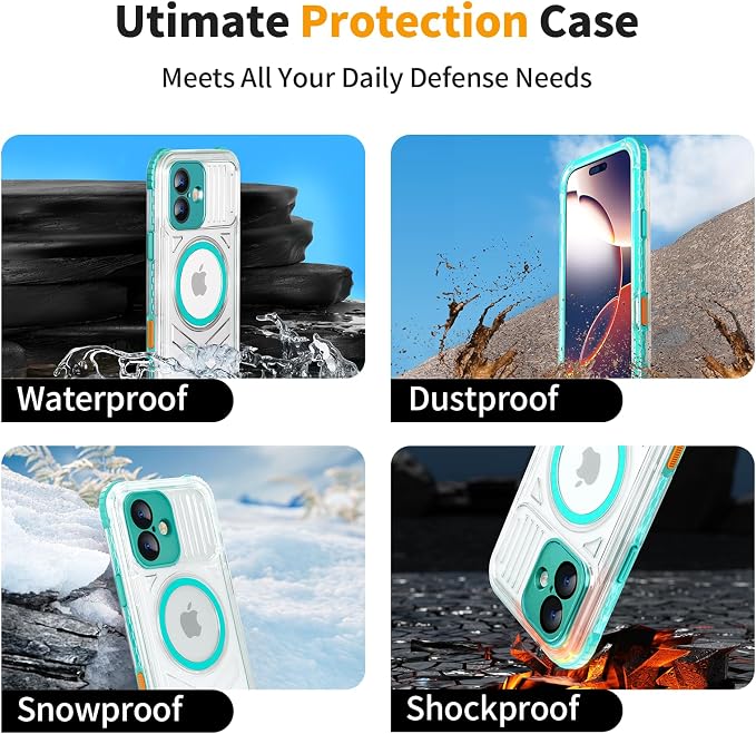 for iPhone 16 Waterproof Case, Compatible - Image 4