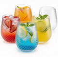 Maaacute 40 Pack Plastic Stemless Wine cocktail Whiskey Champagne Glasses by Maaacute