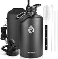 RAYMYLO One Gallon Water Bottle Insulated, Triple Walled Vacuum Stainless Steel by RAYMYLO