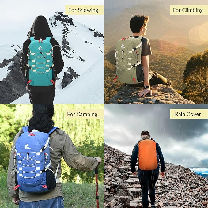 Bseash 40L Waterproof Hiking Backpack - Image 8