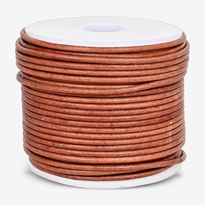 GENIQUE Real/Genuine Round Leather String Cord - Image 2