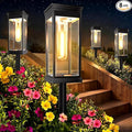 8 Pack Solar Pathway Lights Outdoor, IP65 Waterproof by SolarPathwayLights